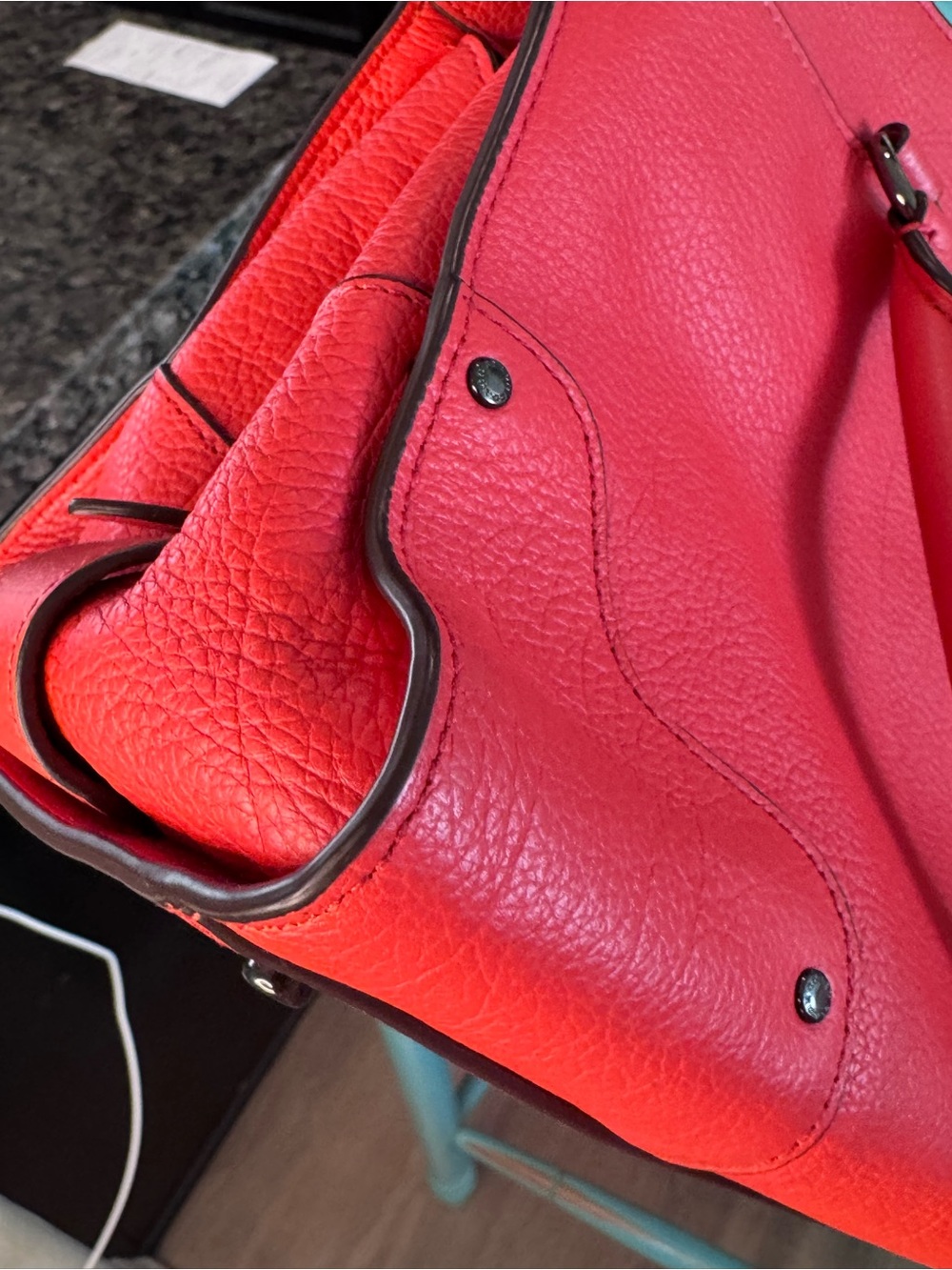 Coach Mercer 30 Red satchel - Picture 13 of 16